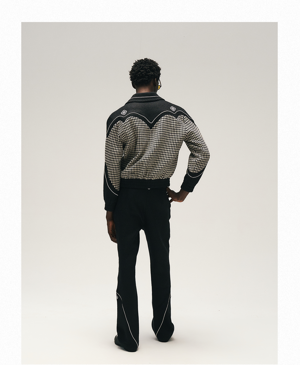 GLACIERBOY丨RAP STAR SERIES Houndstooth Tailored Jacket - PSYLOS 1, GLACIERBOY丨RAP STAR SERIES Houndstooth Tailored Jacket, Jacket, GLACIERBOY•JAPAN, PSYLOS 1